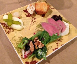 Wines of Burgundy France Event Tasting Plate June 3 2015 at Cork and Barrel